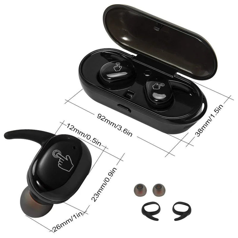 Y30 TWS Wireless Earphone Bluetooth 5 0 Headphone Hifi Sound Stereo