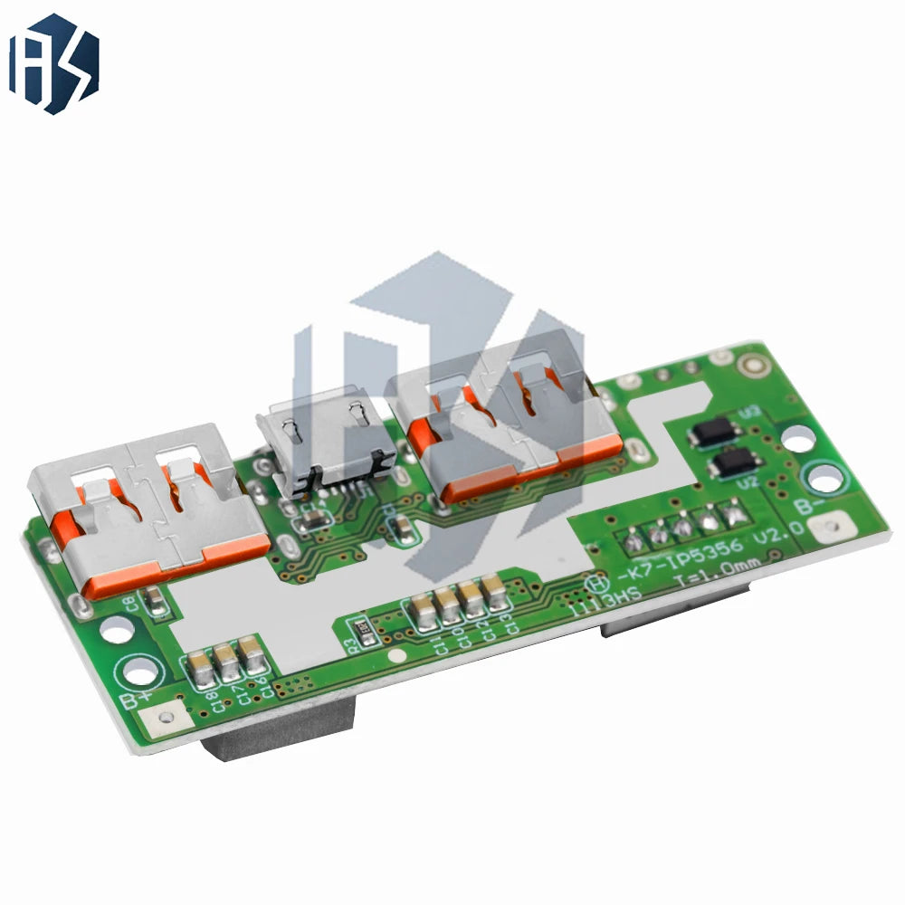 IP5356 Fast Charging Module 5V 3A Lithium Battery Charger Digital Zpaxo