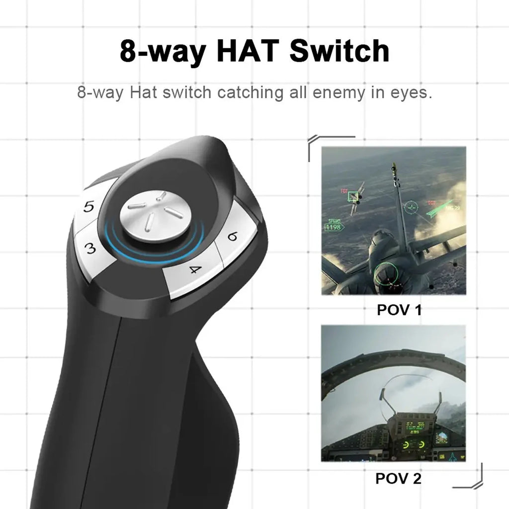 Flight Joystick Control Simulation Vibration Function Simulator