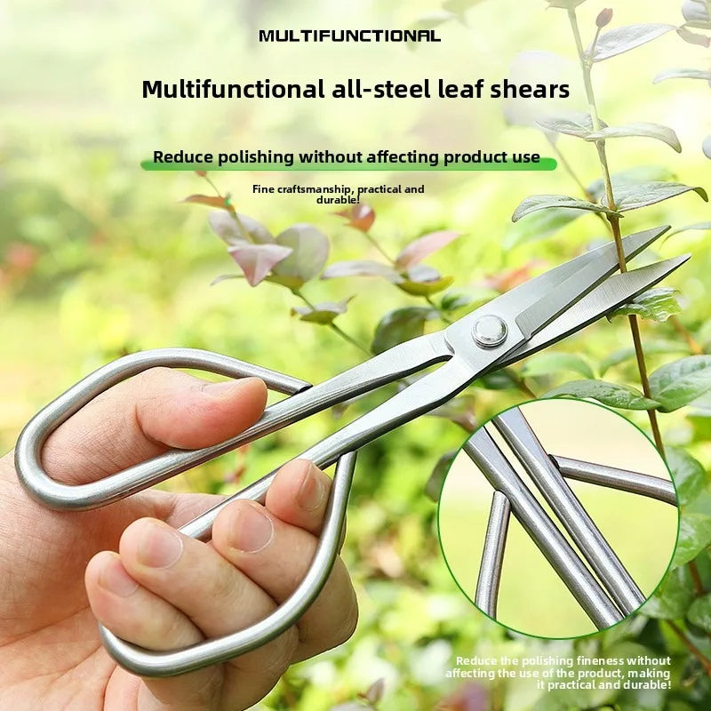 Tender Leaf Scissors Bonsai Tools Branch Scissors Extended Stainless Steel Gardening Scissors Tender Leaf Sprouts Pruning Scisso Zpaxo