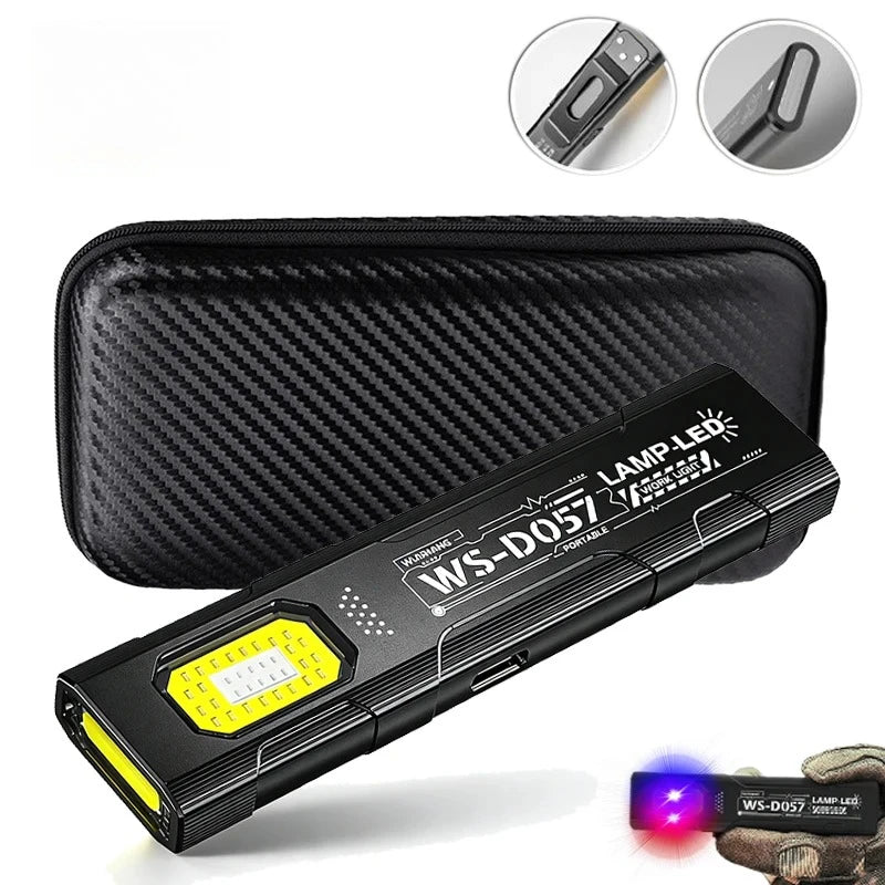 KDULIT COB LED Keychain Flashlight USB-C Rechargeable Mini Torch