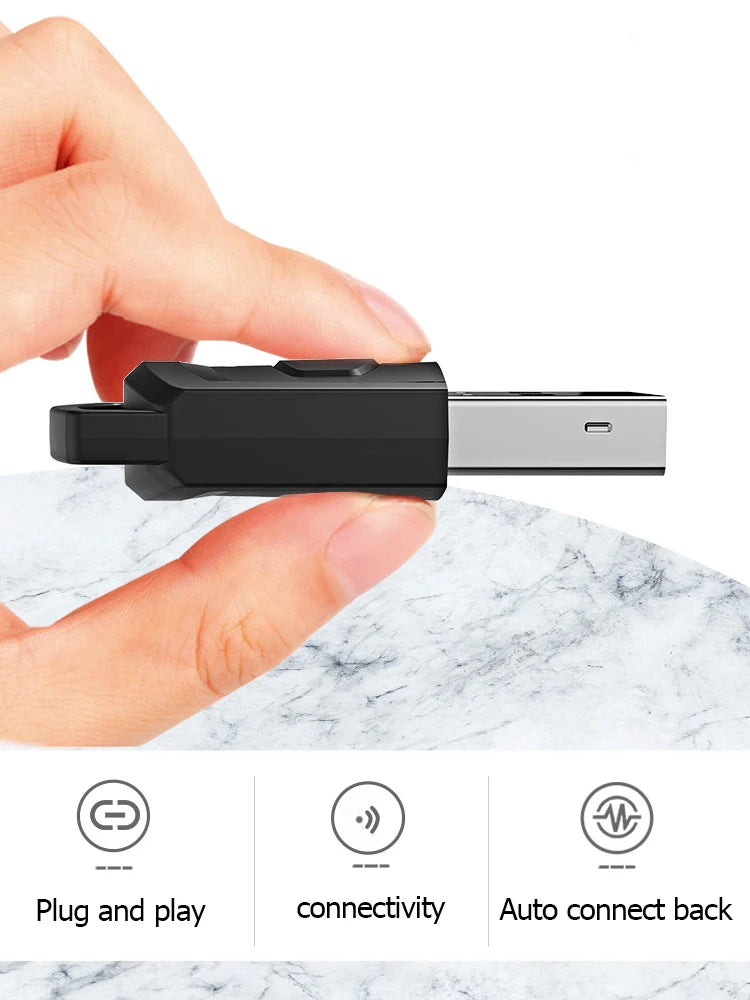 Bluetooth Wireless Headset Adapter Transmitter PS5 PS4 Receiver