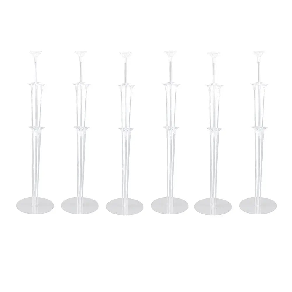 Balloon Stand Transparent Plastic Support Holder Desk Centerpieces