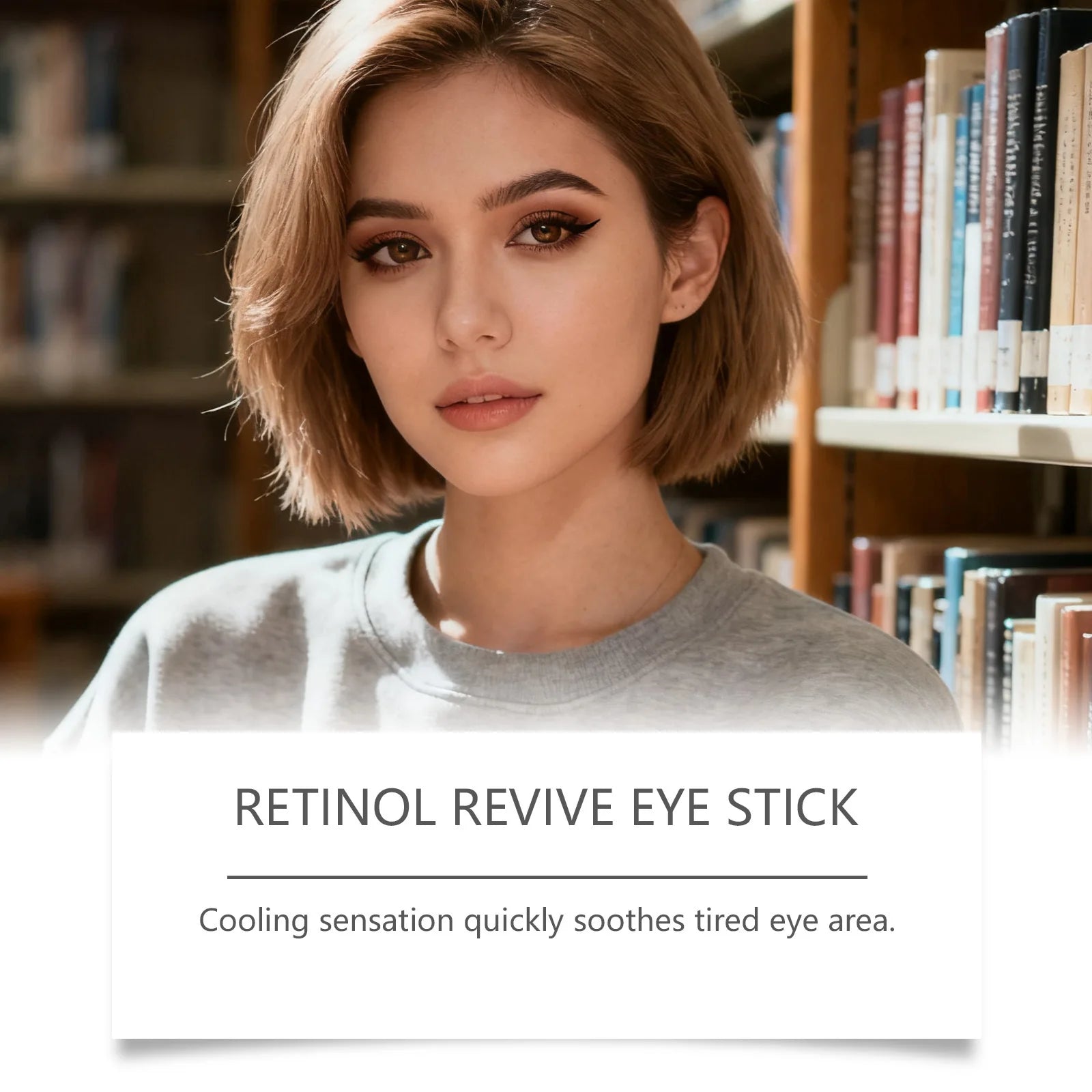 Retinol Eye Cream Stick – Dark Circles & Puffiness Treatment Eye Balm Stick Zpaxo
