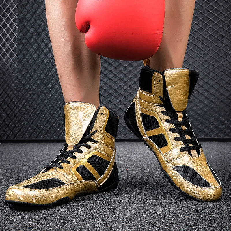 Lexsan Training Wrestling Shoes Men Female Fitness Boxing Mesh Zpaxo