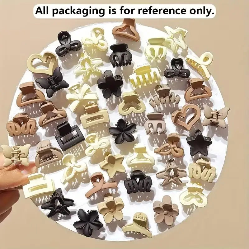10pcs random Elegant Hairpins – Geometric & Floral, Mixed Colors, for Daily, Party, Travel, Gift Her Zpaxo