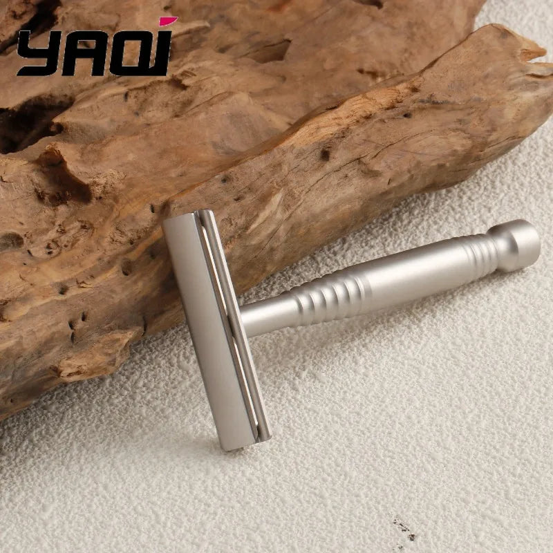 YAQI Remus Matte Painting Color 316 stainless Steel AC Blade Single-edged Mens Professional Shaving Safety Razor Zpaxo