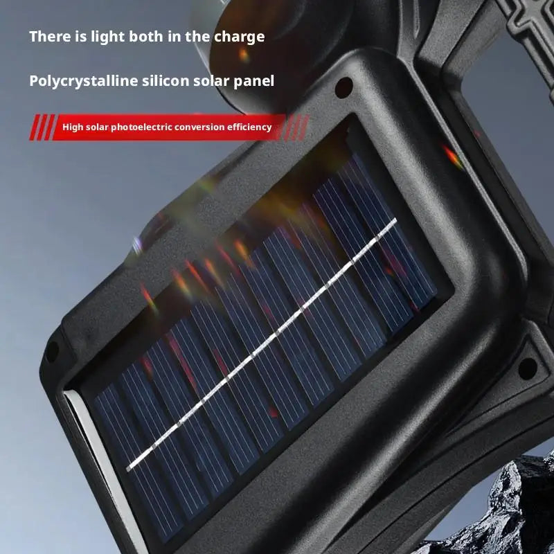 ESMARTER Solar Rechargeable LED Searchlight | Handheld Spotlight
