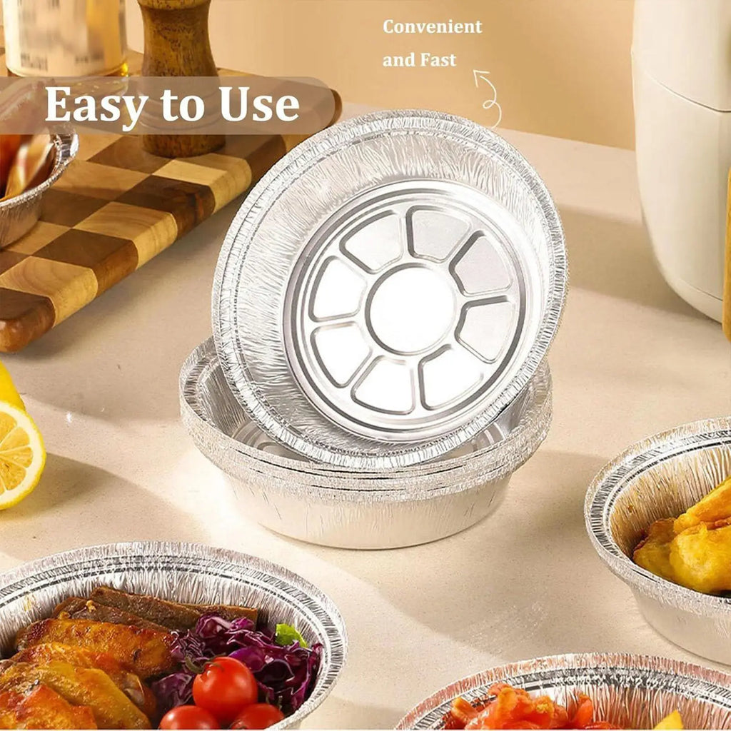 Air Fryer Liners Sheets Round Oil Proof Disposable Aluminum Foil