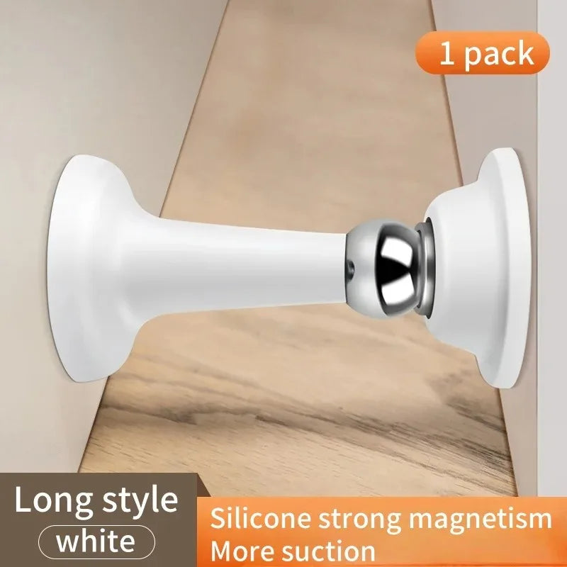 No-Drill Silicone Door Stopper – Wall Protection Anti-Collision Door Stopper Zpaxo