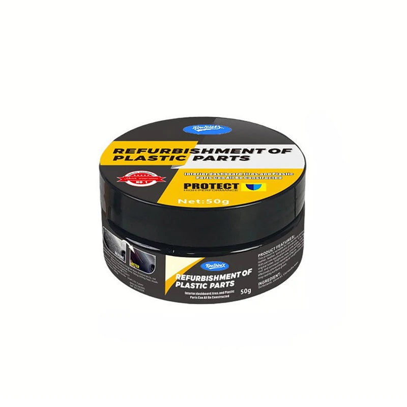 Automotive Plastic Restore Wax – Scratch Polish & UV Protection