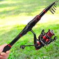 Telescopic Sea Fishing Rod & Reel Combo Set | Beginner Kit