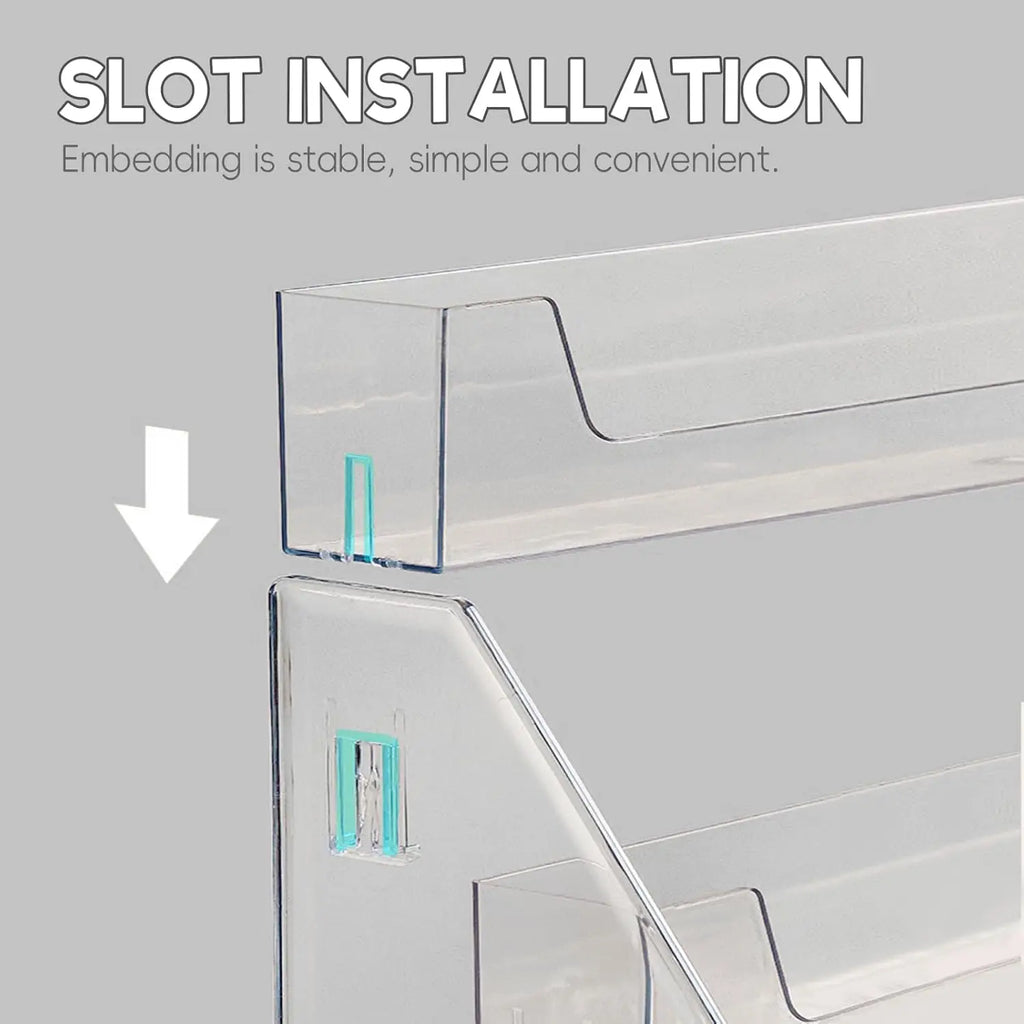 5-Tier Clear Acrylic Card Display Stand for Graded Sports Cards