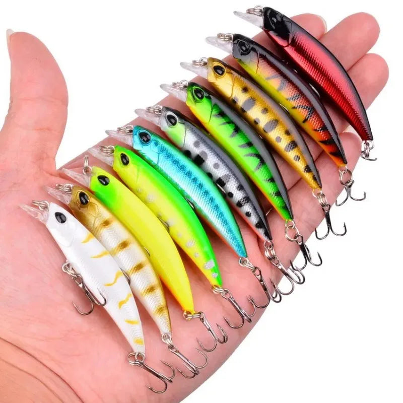 3/5/8 PCS Fishing Lure Set – Minnow, Crankbait & Wobbler Kit Fishing Lure Set Zpaxo