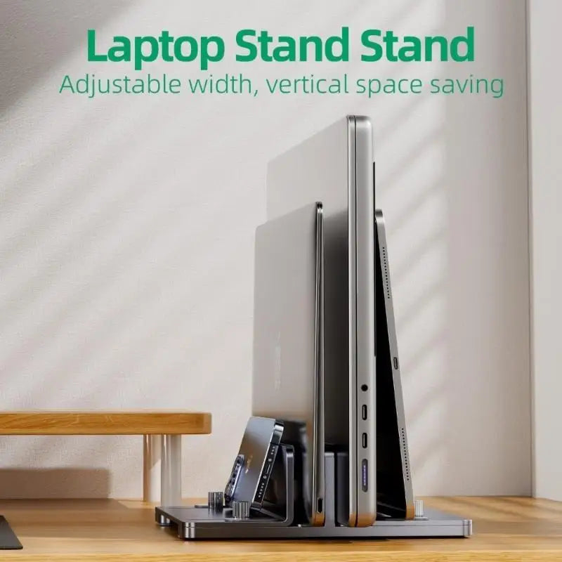 652F Laptop Holder Notebook Tablet Vertical Stand Adjustable Desk Zpaxo