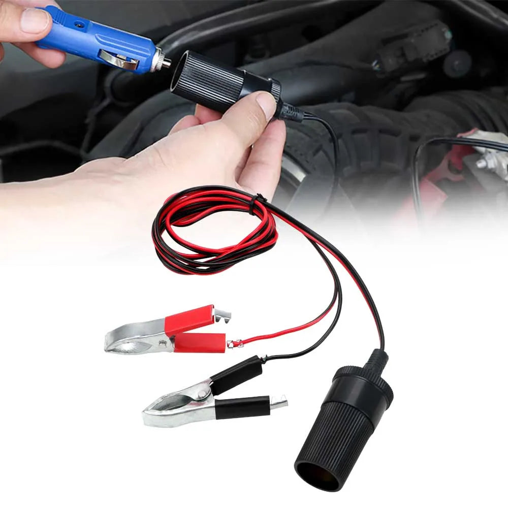 Car Accessories 12V 15A Female Batteries Socket Plug Battery Terminal