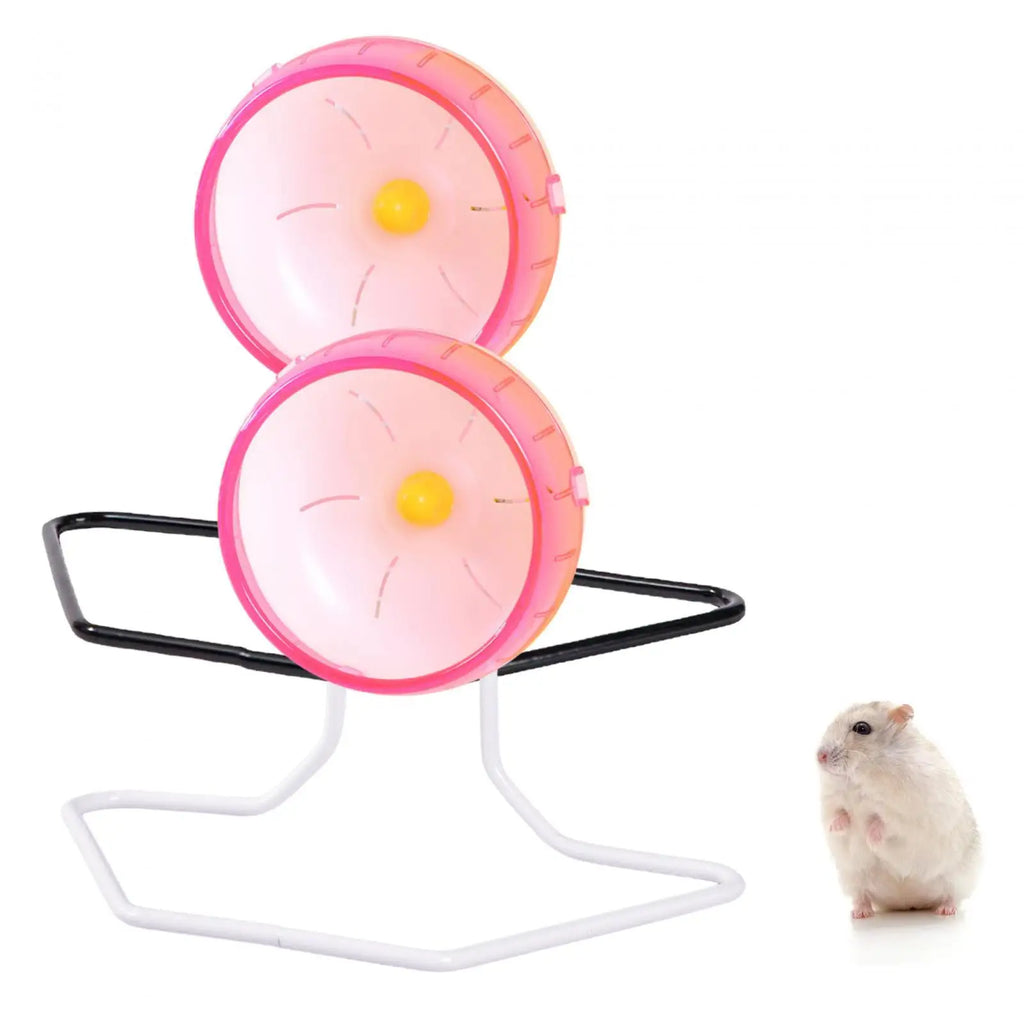 Small Pet Run Toy Bracket Running Wheel Support Rack Hamster Running Wheel Bracket for Animal Hamster Wheel Mice Guinea Pig Zpaxo