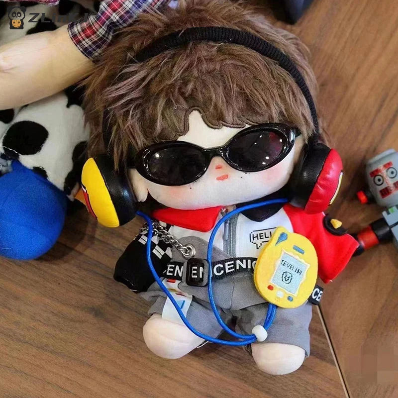 ▶1PC Mini Plush Animal DIY Accessories Fashion Cat Eye Glasses For 10cm Cotton Dolls Cute Doll Eyeglasses Zpaxo