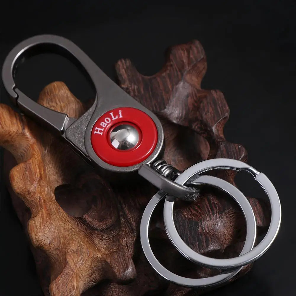 Zinc Alloy Titanium Carabiner Key Clip Polishing Business Style Titanium Car Keychain Comfortable Grip CNC Processing Zpaxo