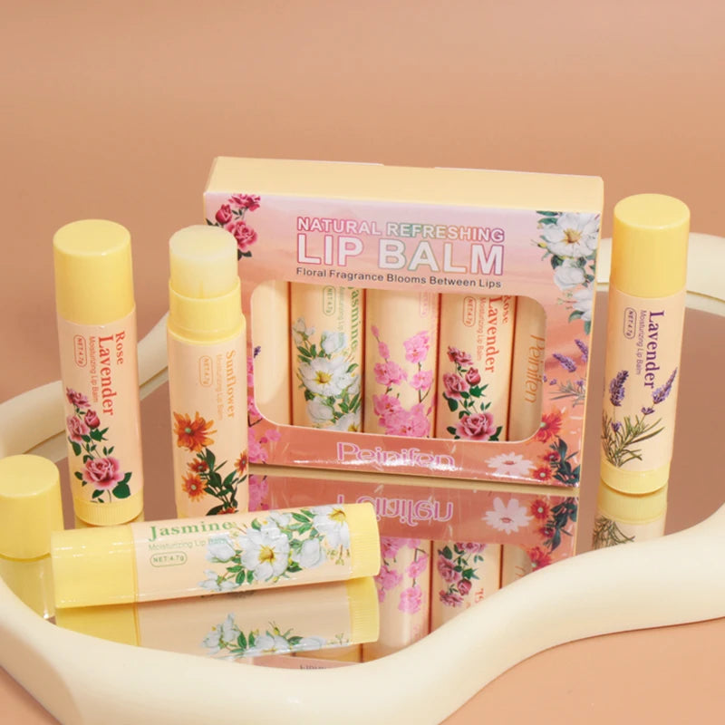 5-piece Lipstick Moisturizing Waterproof Durable Luster Autumn Winter