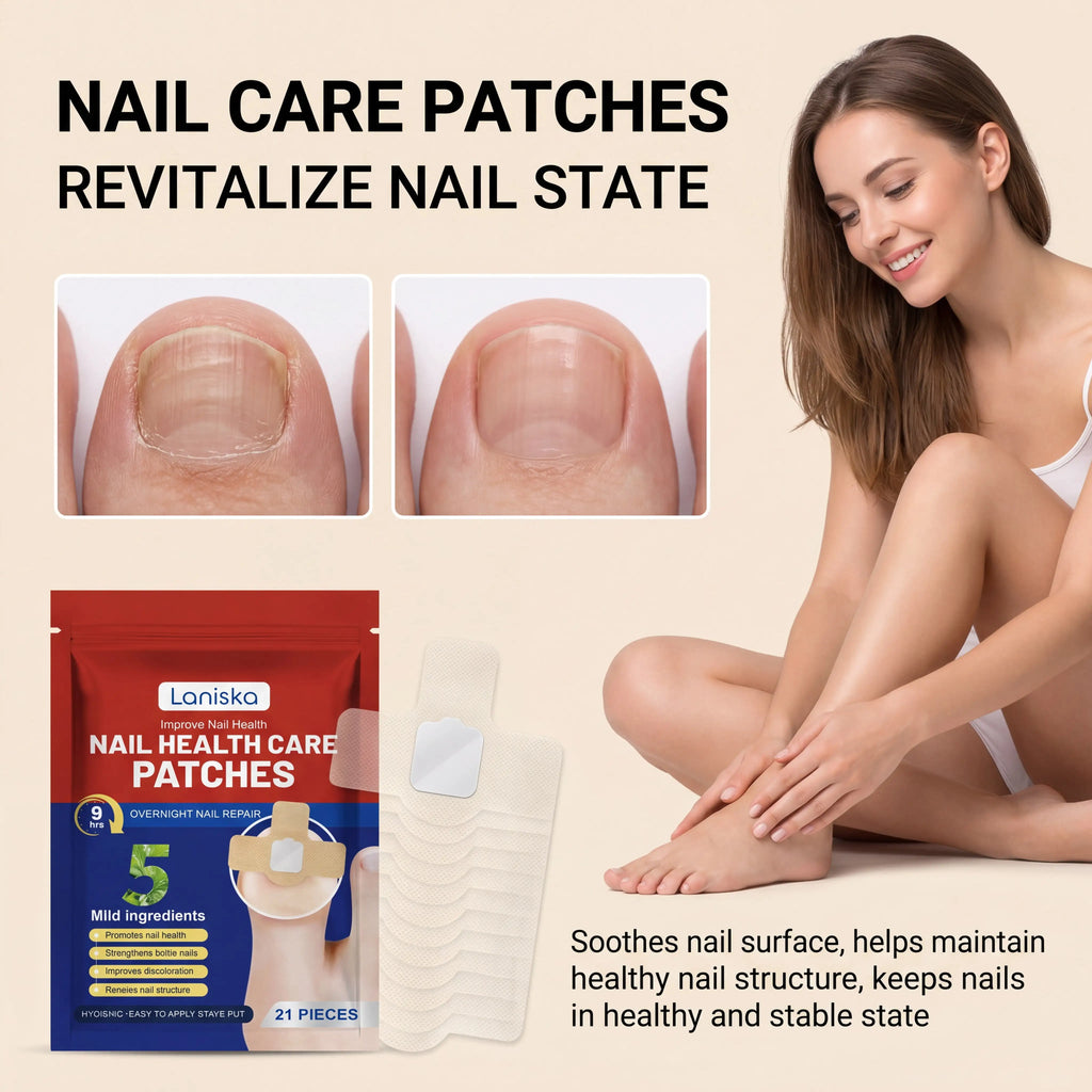 21pcs Nail Care Patches Long Lasting Moisturization Dry Skin Remedy Gentle Nourishing Brittle Nail Care Patches Eazy to Carry Zpaxo