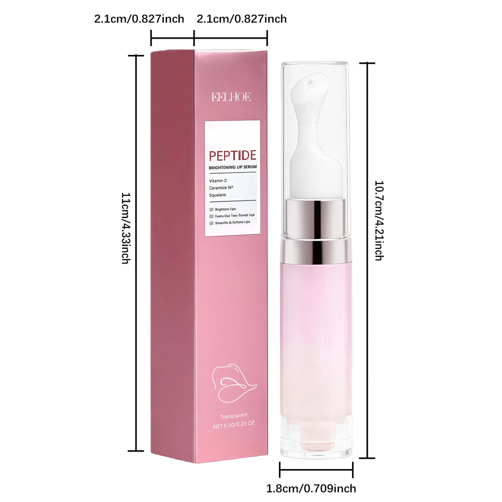 EELHOE Hydrating Lip Serum – Brightening & Plumping Lip Balm Lip Serum Treatment Zpaxo Transparent
