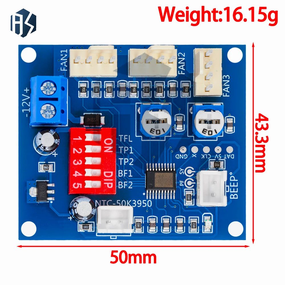 DC 12V 5A PWM CPU Fan Temperature Control Speed Controller Module Zpaxo