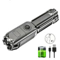Rechargeable LED Tactical Flashlight – Zoomable & Waterproof Tactical Flashlight Zpaxo FT15 LED Flashlight