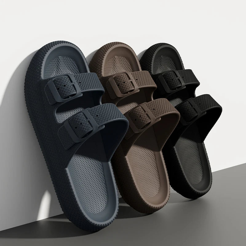 2025 Men's Outdoor Fashion Thick Sole Sandals Non-slip Shower