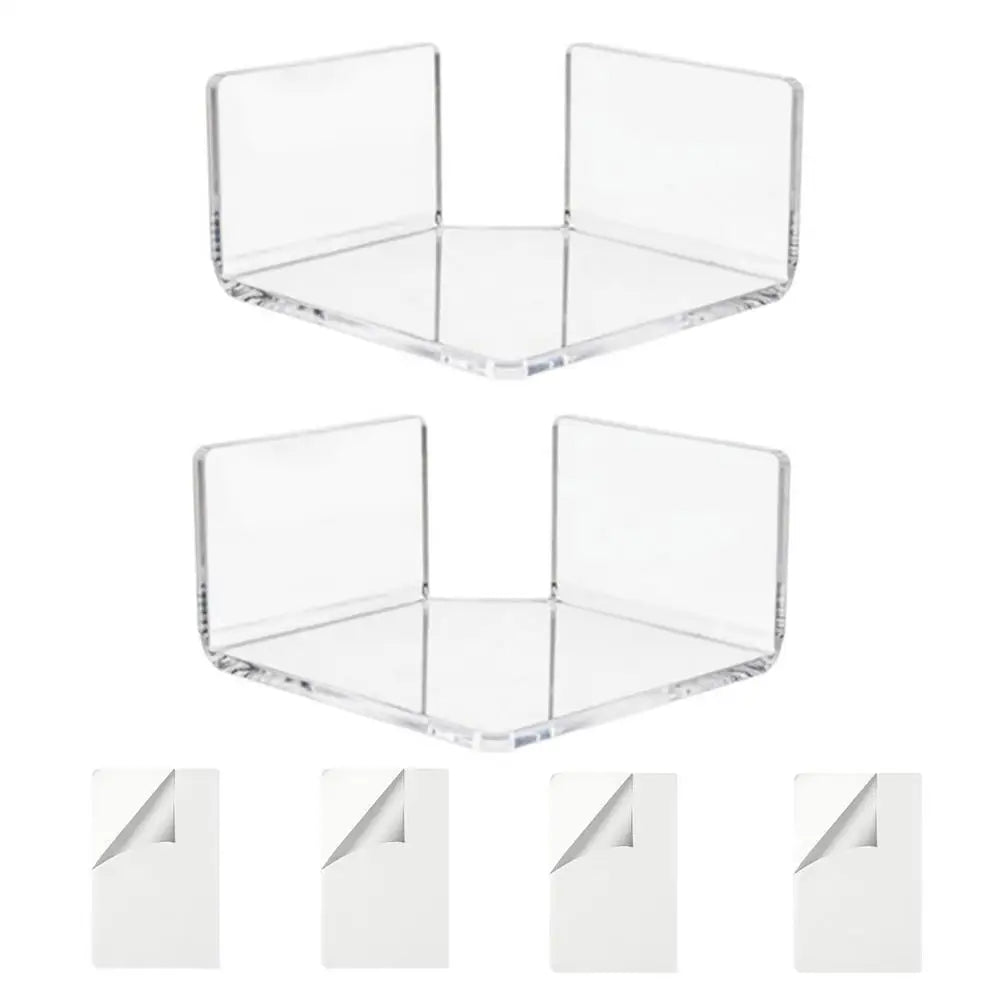 Corner Camera Mount 2 Acrylic Small Adhesive Wall Stand Security