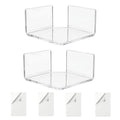 Corner Camera Mount 2 Acrylic Small Adhesive Wall Stand Security