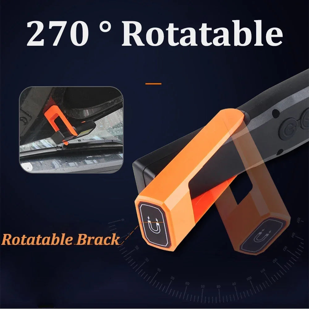 COB LED Rechargeable Work Light – Camping, Car & Emergency Lamp