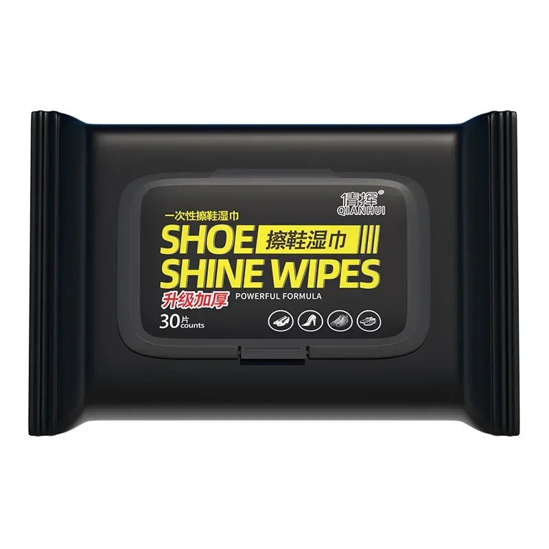 12-60Pcs Disposable Shoes Clean Wipes Portable White Shoes Cleaning Care Wipes Sneakers Cleaning Quick Wet Wipe VIE LENTE Zpaxo 30 sheets