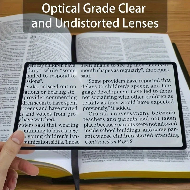 1pc ultra-thin, high magnification magnifying glass - perfect choice for students! Zpaxo Default Title