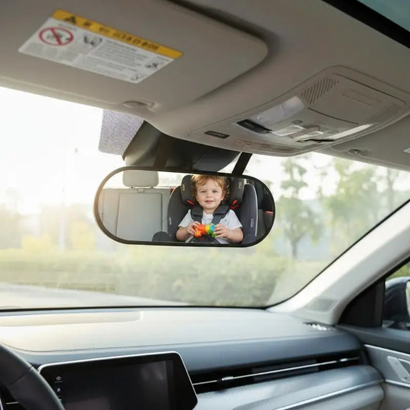 Baby Car Mirror – 360° Rotatable Wide View Safety Mirror