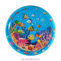 Cats Cooling Mat Napping Pad Dogs Crates Bed Inflatable Bed Lounger Ocean Theme Creative Water Mat Zpaxo A