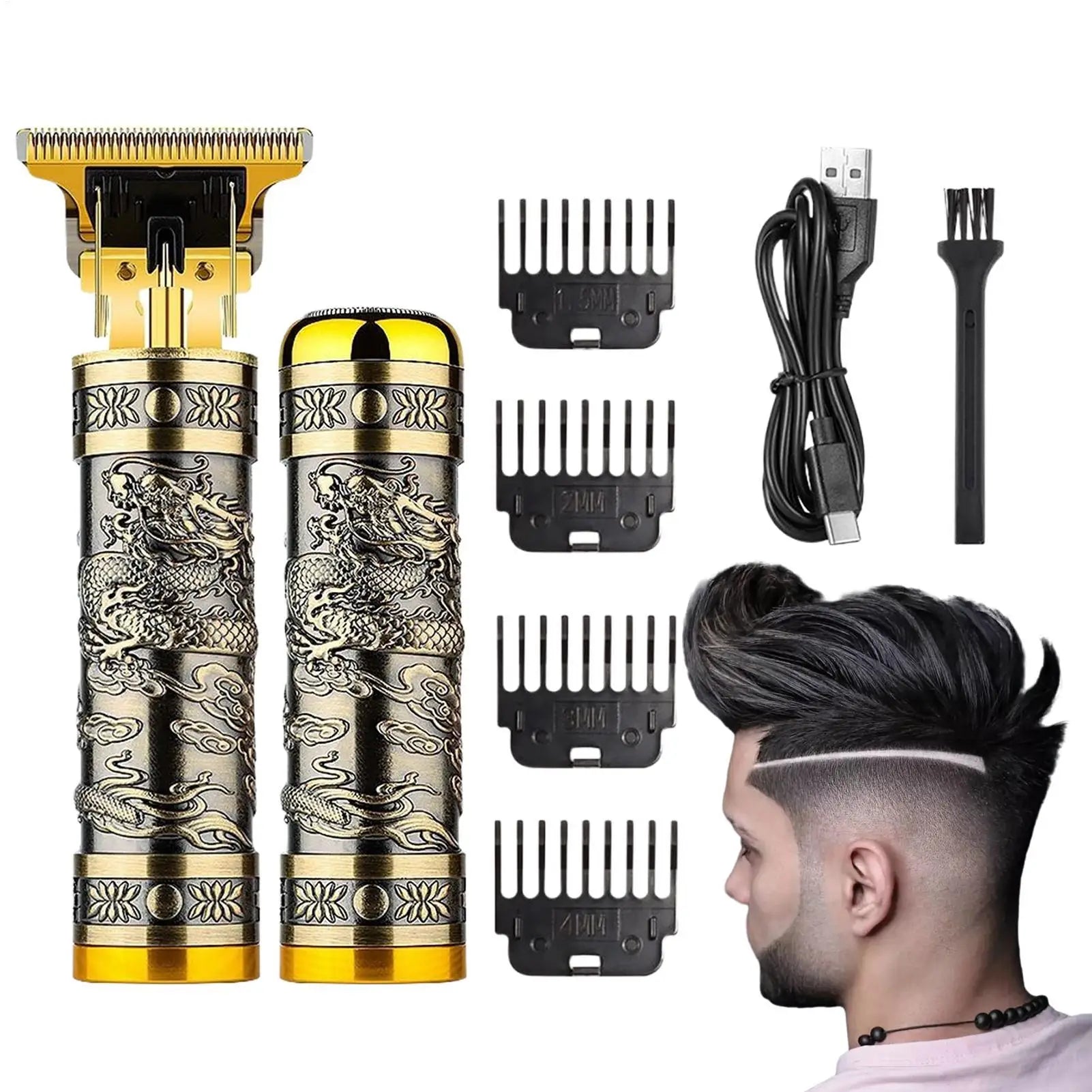 Men's Rechargeable Hair Clipper & Shaver Grooming Set | Zpaxo Hair Clipper Set Zpaxo