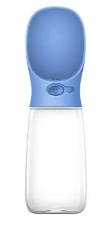 Portable Pet Cups Drinking Bottle Dog Cat Health Feeding Bottles Zpaxo Blue B 550ml