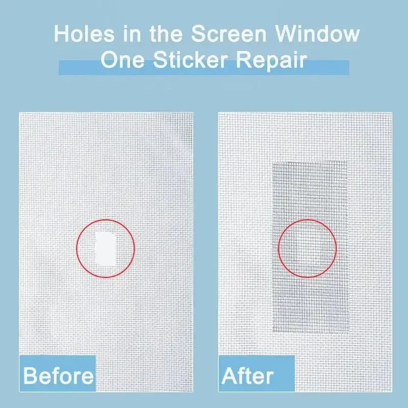 5x200cm Screen Repair Tape Window Door Waterproof Mosquito Net Patch Self-adhesive Super Fix Mesh Netting Broken Holes Tool Zpaxo