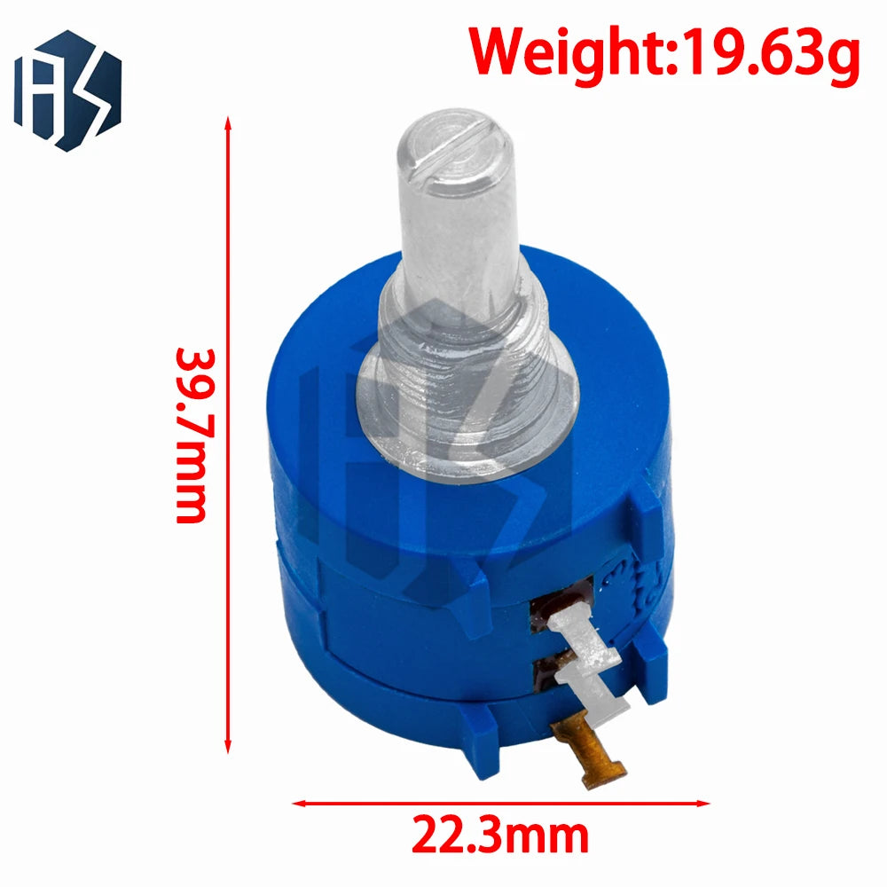 3590S-2- 10-Turn Precision Potentiometer Multi-turn Adjustable Zpaxo