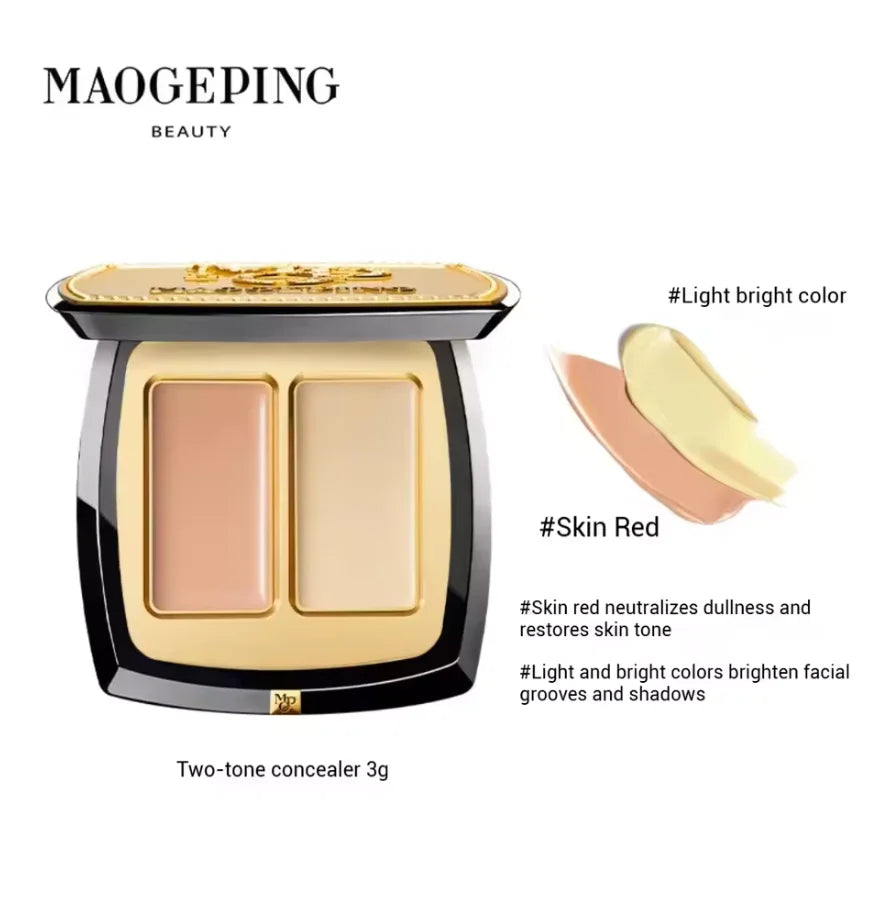 MAOGEPING BEAUTY Flawless Two-color Concealer Coverage Moisturizing Zpaxo concealer