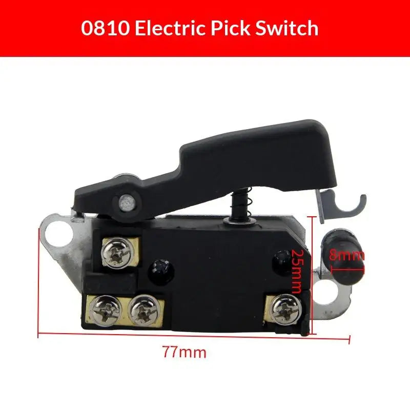 Power Tool Trigger Switch Sturdy Metal Housing Easy Installation Zpaxo A3