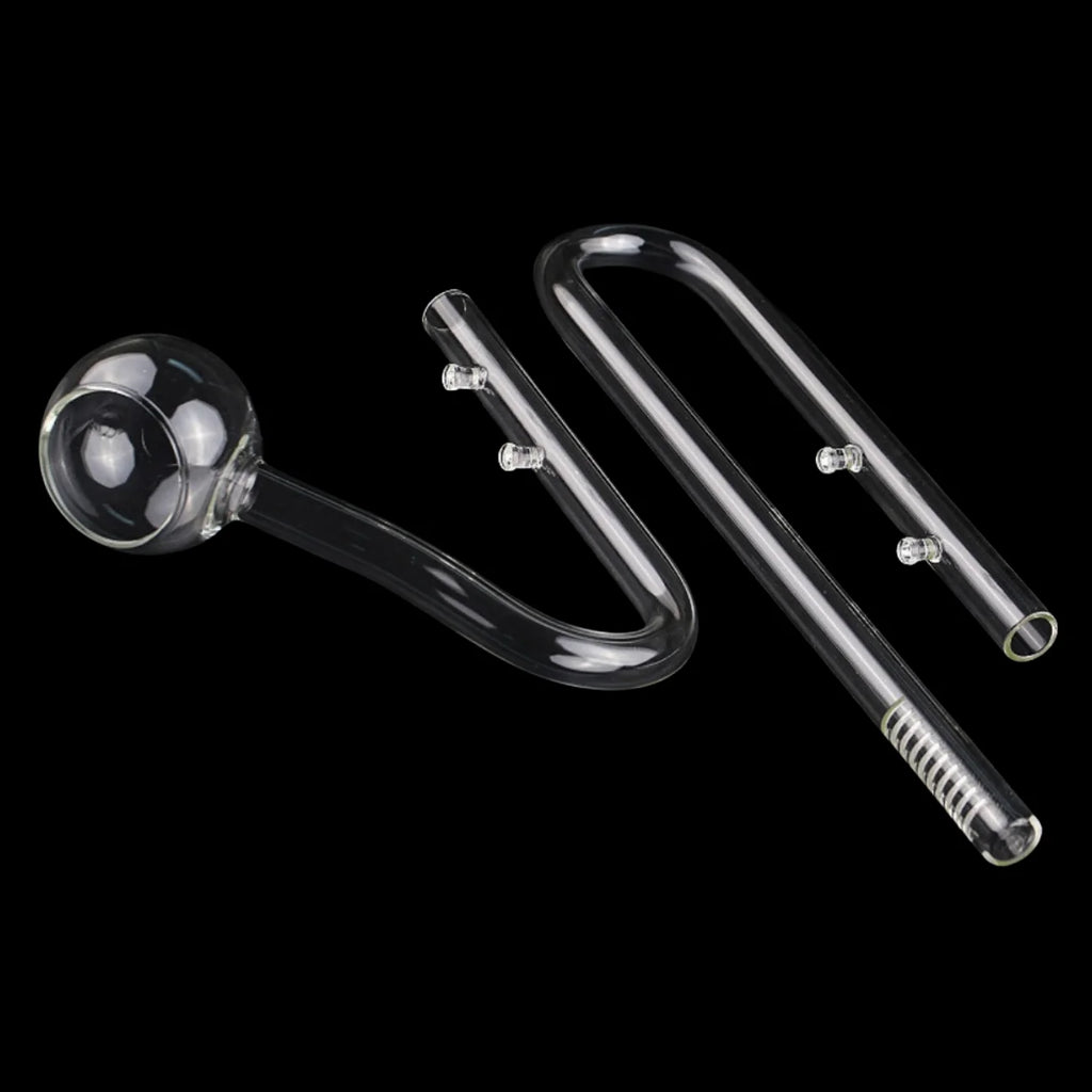 Borosilicate Glass Aquarium Inflow Outflow Pipe Fish Tank Filter Tube