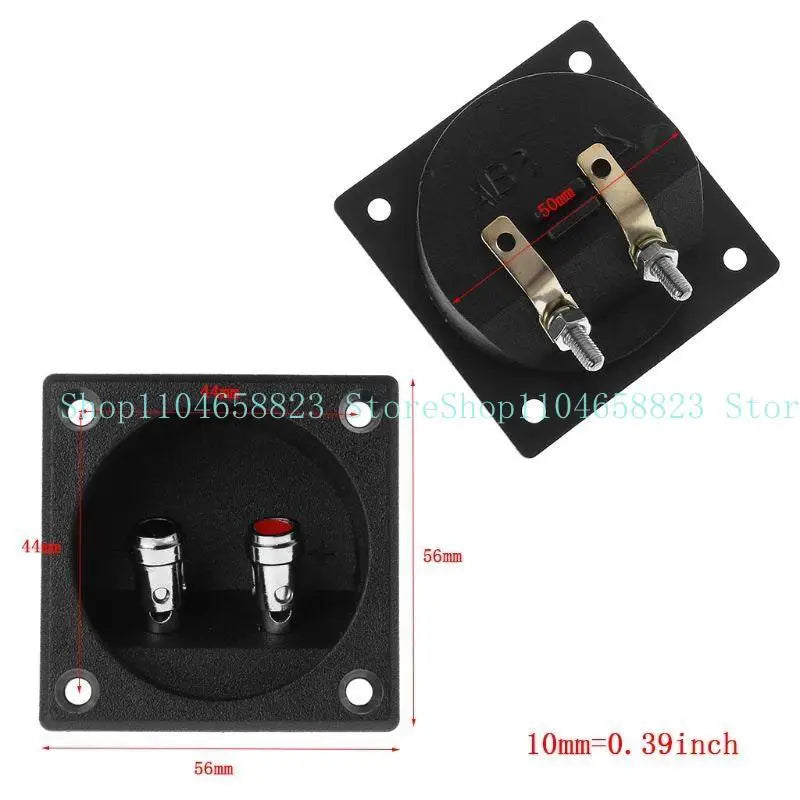 Wire Spring Terminal Cup 270 Square Speaker 2 Positions Banana Jacks Zpaxo