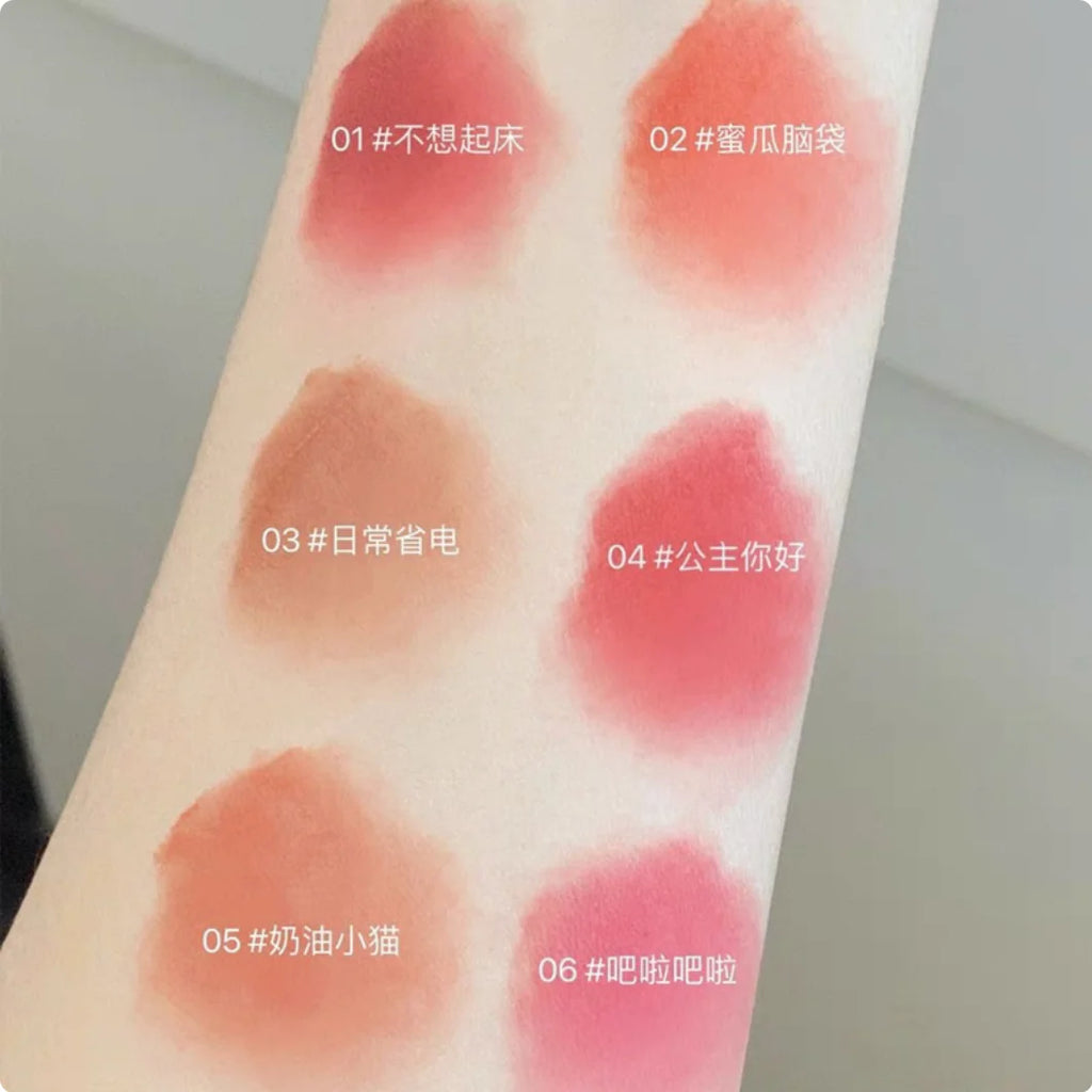 FLORTTE Wackky Girl's World Lip Cream Matte Velvet Non-stick Cup Zpaxo