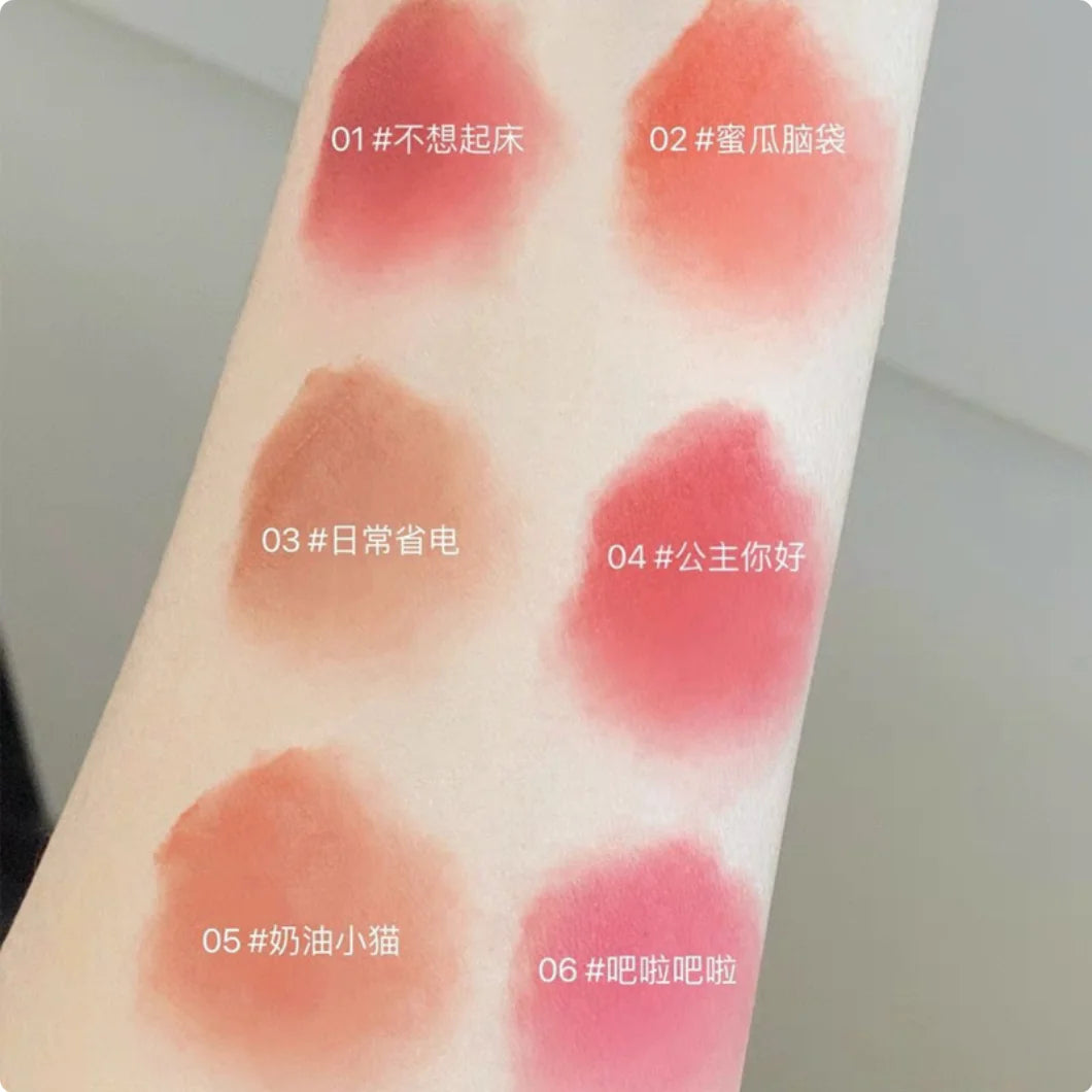 FLORTTE Wackky Girl's World Lip Cream Matte Velvet Non-stick Cup Zpaxo