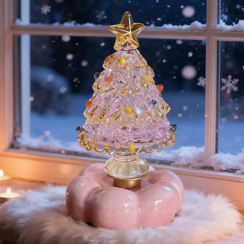 Christmas Tree Rotating Ornaments Rotatable Holiday Gifts