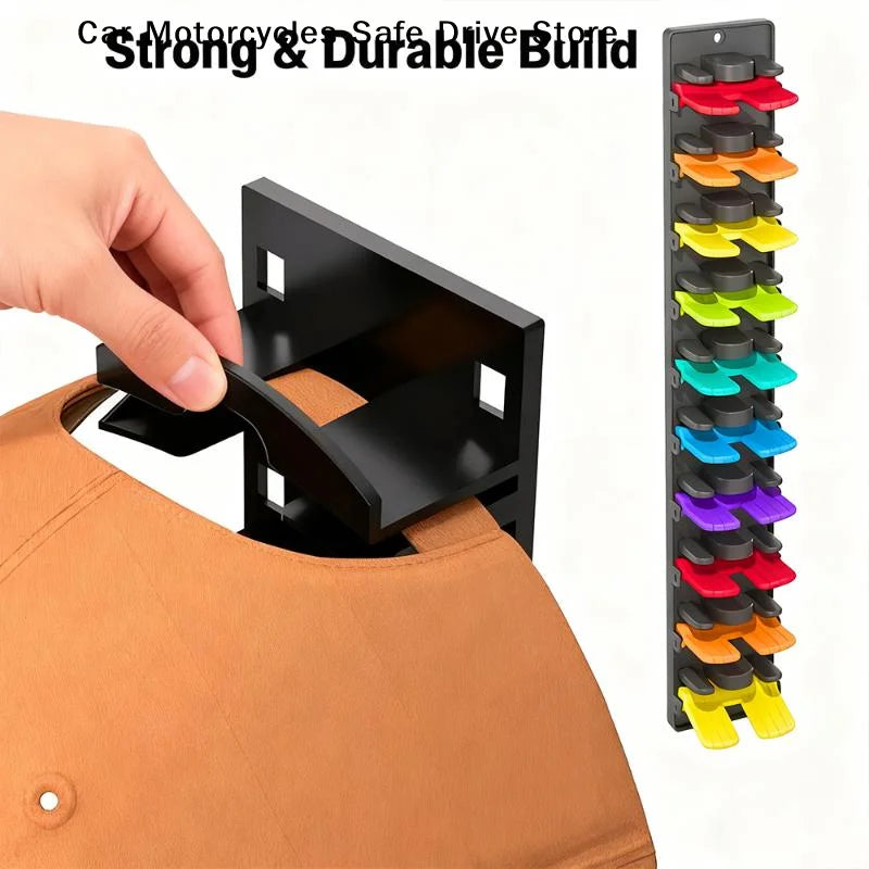 CMHat Organizer Baseball Caps Built-in Spring Clips Adjustable