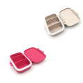 Mini 3-Grid Portable Pill Organizer Case – Weekly Pill Box