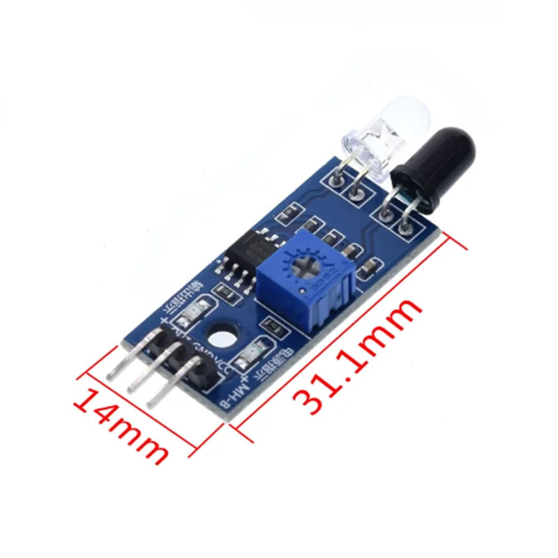 photoelectric reflection sensor, tracking and tracing Intelligent car obstacle avoidance sensor module, infrared tube module Zpaxo